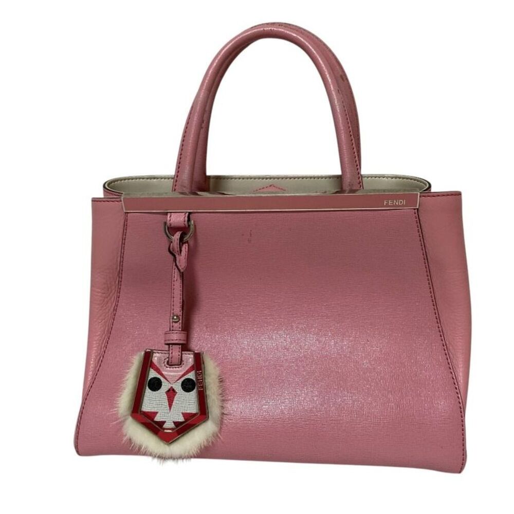 Fendi Petite 2Jours Leather Handbag